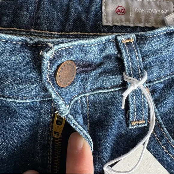 AG Adriano Goldschmied Women's 26 Dark Wash High Rise Alexxis Boot Jeans 360 - Picture 11 of 14